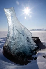 Schilderijen op glas Glacier Ice © Tyler Olson