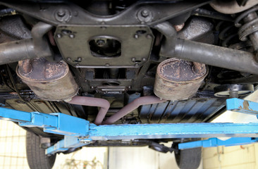 Auto von unten
