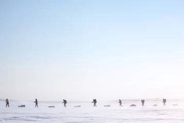 Fotobehang Poolcirkel Arctische expeditie