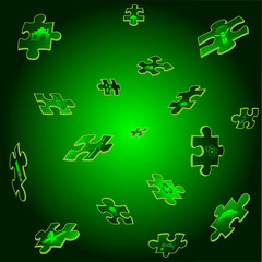 Eco puzzle background