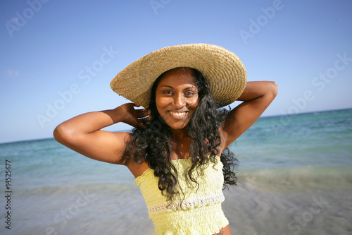 Belle femme metisse