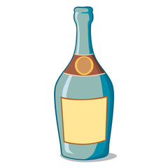 champagner sekt flasche