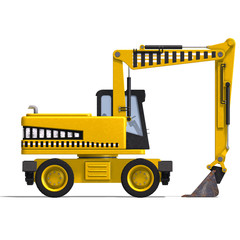 wheel excavator