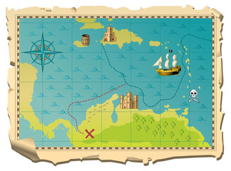 pirate treasure map
