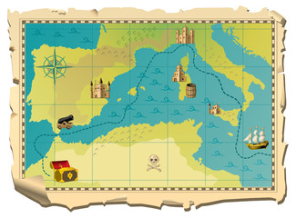 pirate map