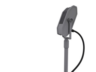 silver microphone