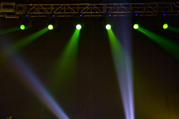 Disco and light show