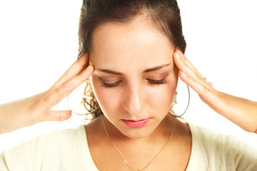 Fototapeta premium woman suffering from headache