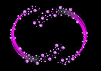 Flüssigkeit im Kreis