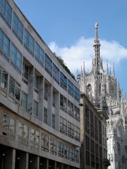 Gothic dome of Milan, Italy