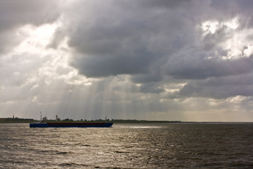 Sturm an der Nordseeküste