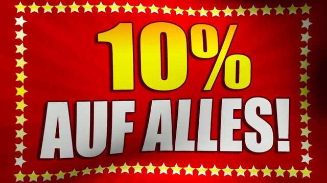 10% auf Alles