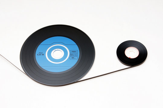 musik-cd und tonband