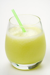 a delicious melon  milkshake