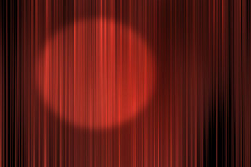 B&uuml;hnenvorhang mit Spotlicht