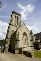 Fototapeta na wymiar a big church in brittany