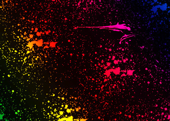 abstract ink colorful background