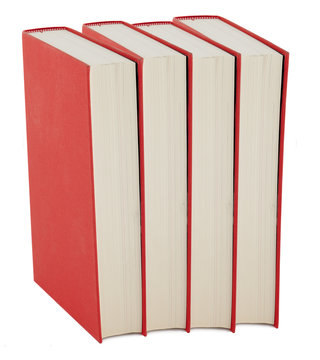 Buch mit rotem Buchdeckel