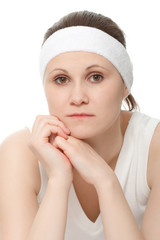 closeuip sports woman portrait