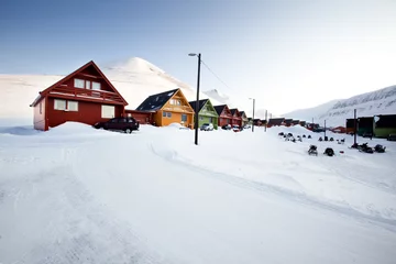 Deurstickers Longyearbyen © Tyler Olson