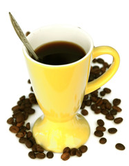 un mazagran de café