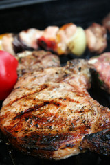 Grilled steak