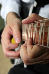 Guitarist Strumming