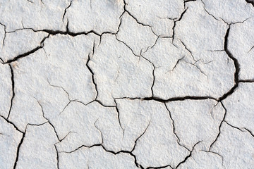 Cracked ground