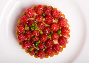 Raspberry cake