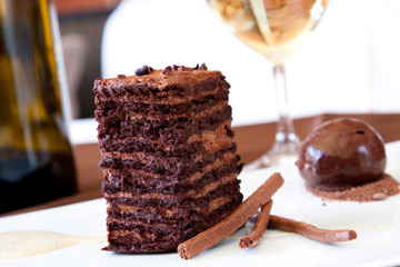 Chocolate Sponge Dessert
