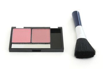 Blush Makeup with Brush