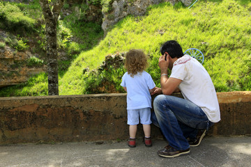 Papa avec son enfant