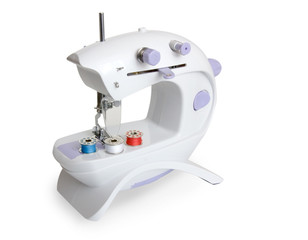 sewing machine and spools