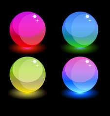 balls (vector illustration)