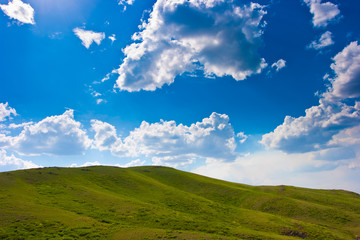 Sky and hills background photo