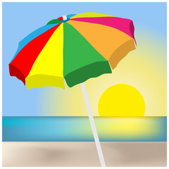 ombrellone colorato