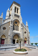 Fototapeta na wymiar Eglise Sainte-Eugénie de Biarritz