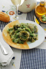 Carciofi piselli e fave - Cucina vegetariana