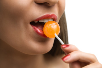 Girl and lollypop-1