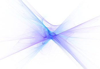 Trendy abstract design with purple and blue light waves