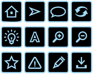Vector web icons set
