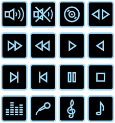 Vector Icons Set - Sound