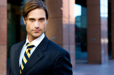 Fototapeta premium Attractive Businessman