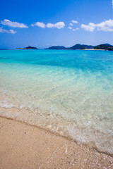 Transparent waters of Japanese remote islands
