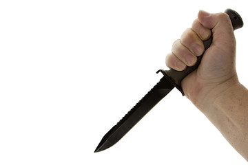 Kampfmesser Angriff
