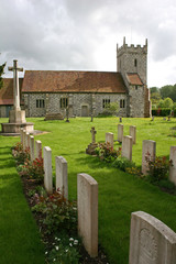 Stratford sub Castle church and graveyard