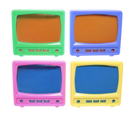 Plastic Miniature TV Sets