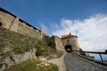 Obraz premium castle with cloudy sky