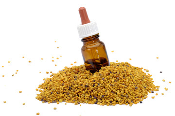 Pipettenflasche mit Blütenpollen