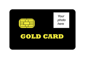 Gold credit card